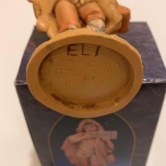 Fontanini nativity, Eli. From the 5” The Fontanini Heirloom Nativity. Item 52596 - Picture 3 of 3